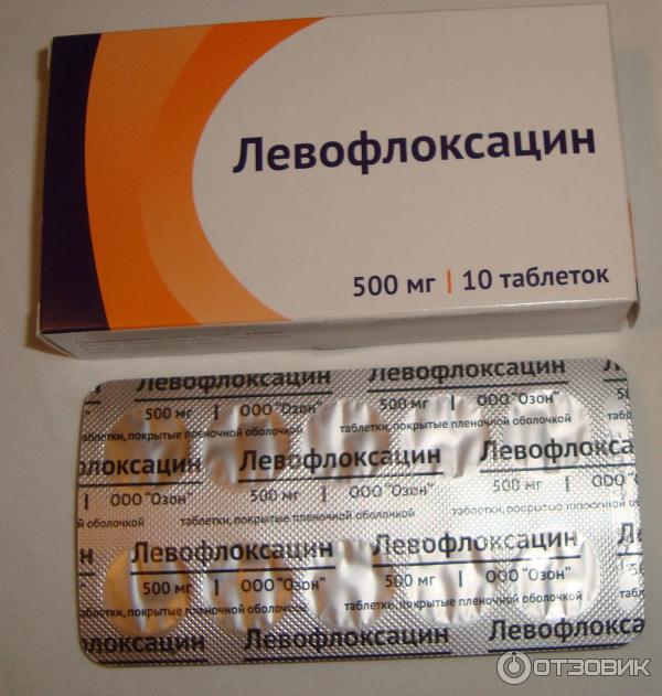 Антибиотик Озон Левофлоксацин фото