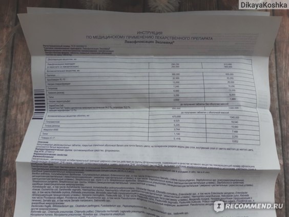 Антибиотик АВВА РУС " Эколевид " фото