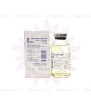 Левофлоксацин 5 мг/мл 100 мл раствор